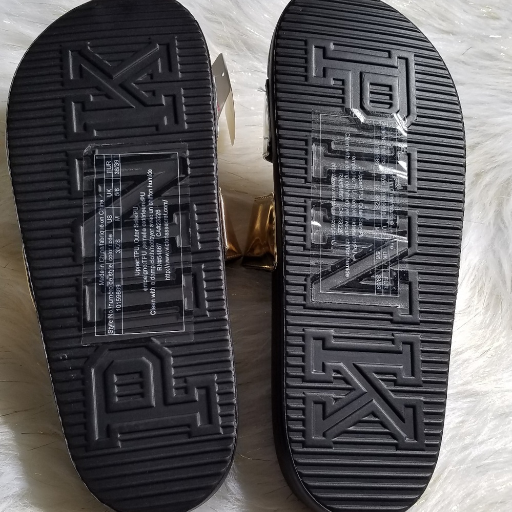 VS PINK DOUBLE STRAPS SLIDE MEDIUM - Picture 2 of 3